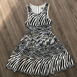 Issa London zebra print dress